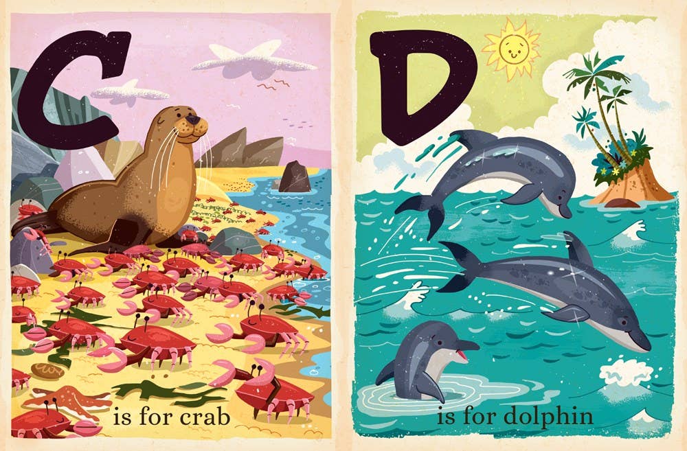 O is for Ocean Board Alphabet Book