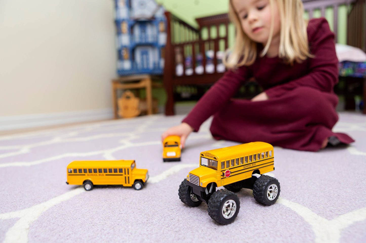 Die-cast Monster School Bus