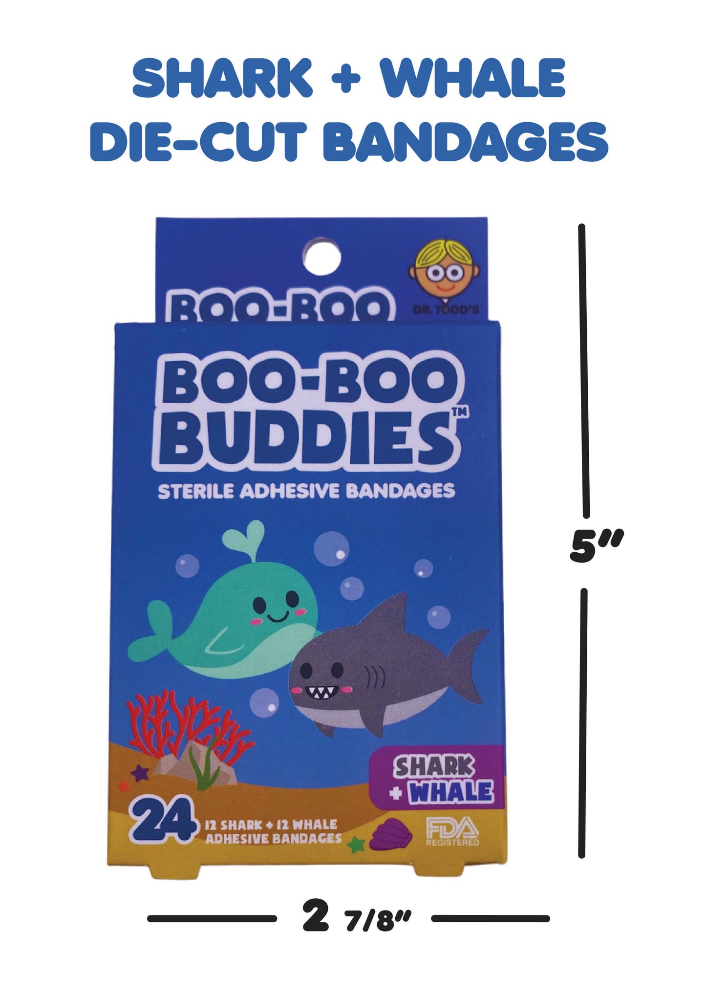 Sharks & Whales Band-Aids