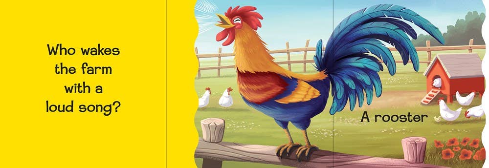 Who's Playing on the Farm? Board Book