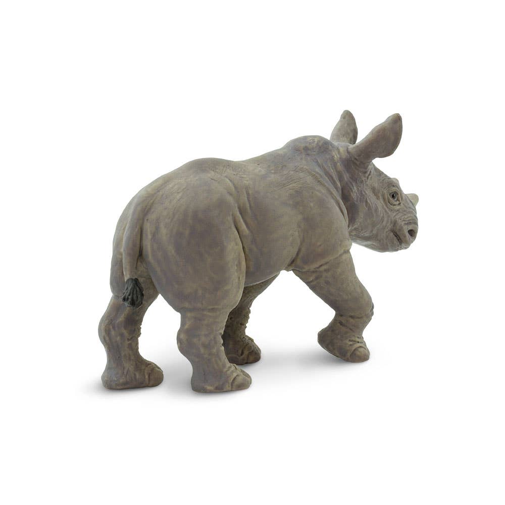 White Rhino Baby Figurine