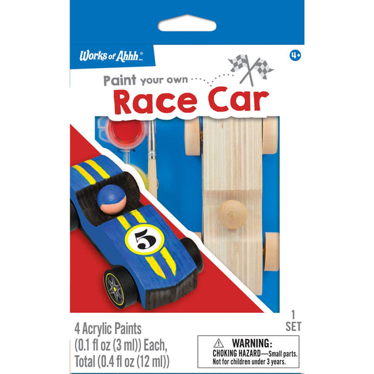 Race Car Wood Paint Kit