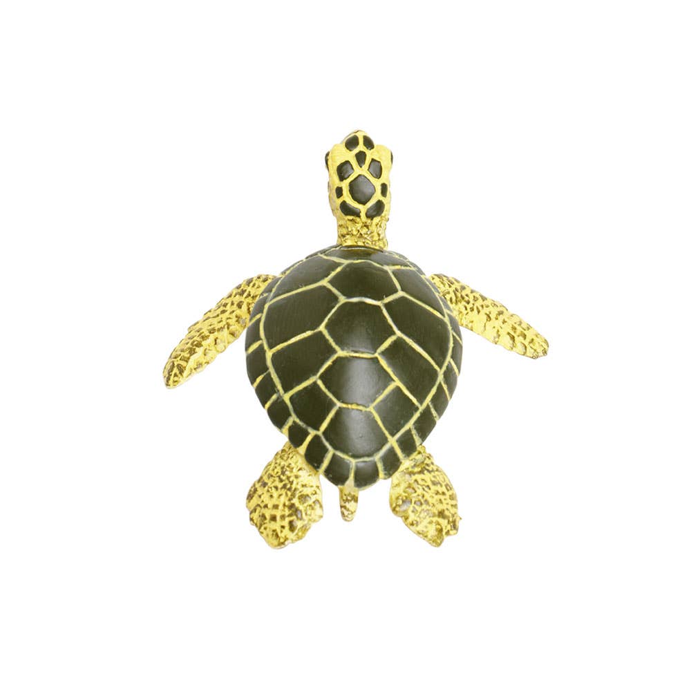 Green Sea Turtle Baby Figurine