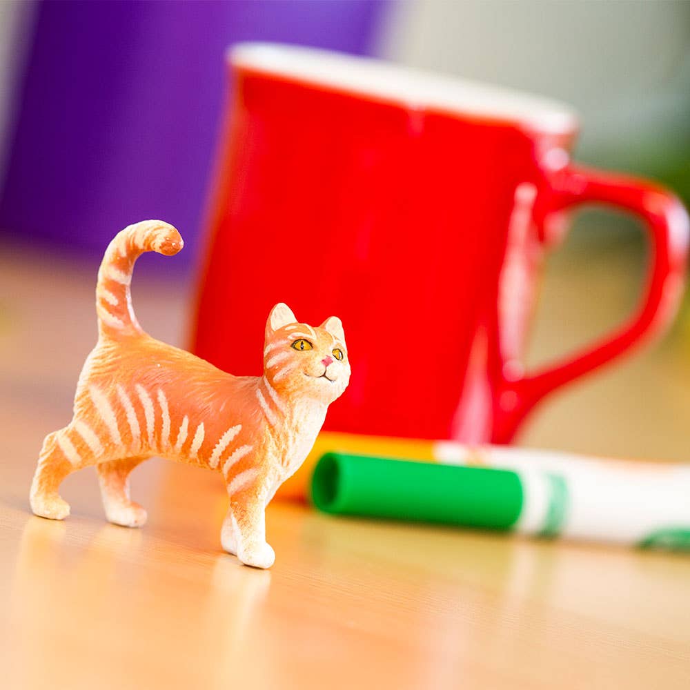 Tabby Cat Figurine