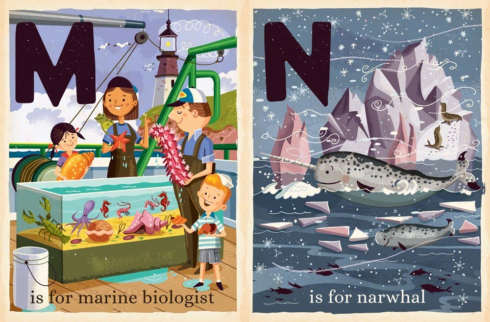 O is for Ocean Board Alphabet Book