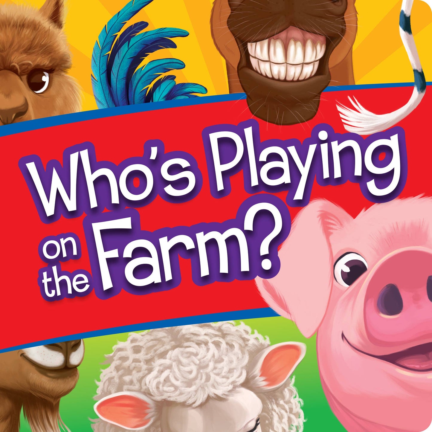 Who's Playing on the Farm? Board Book