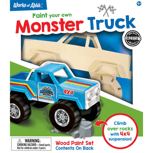 Monster Truck Wood Paint Kit