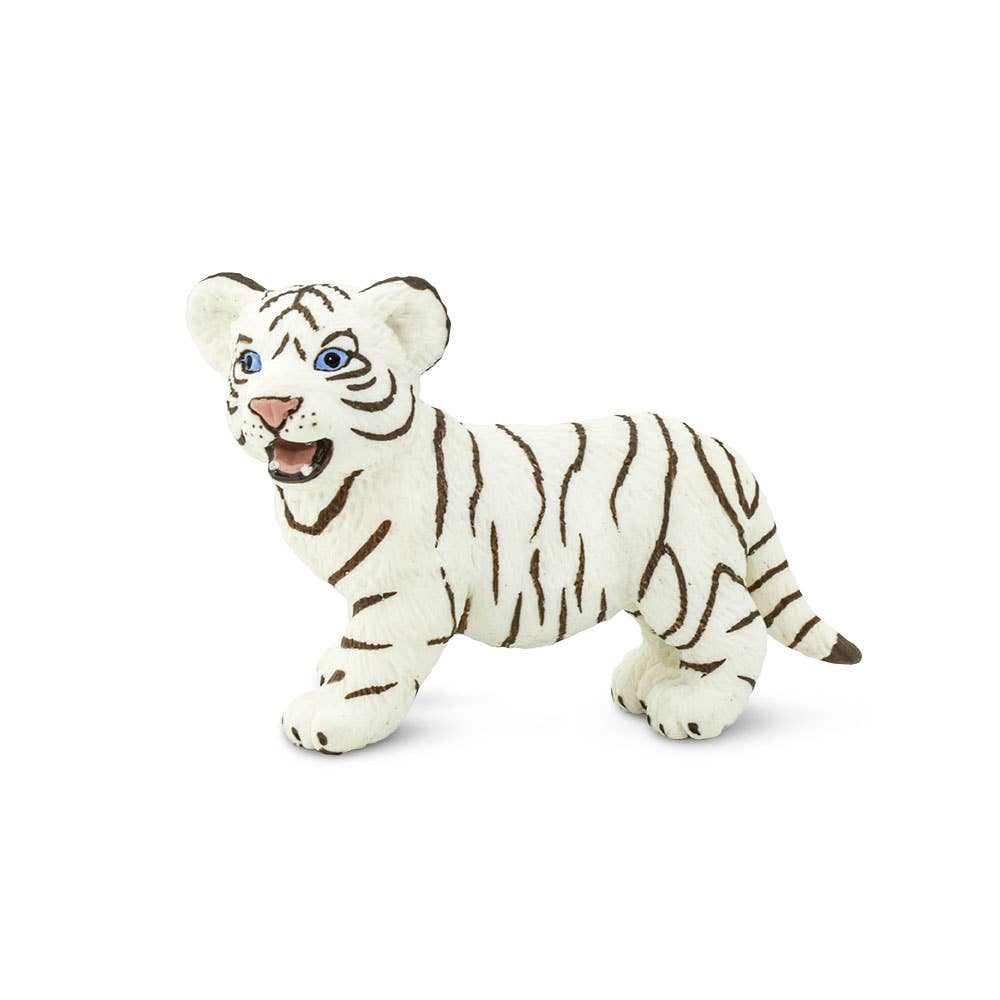 White Bengal Tiger Cub Figurine