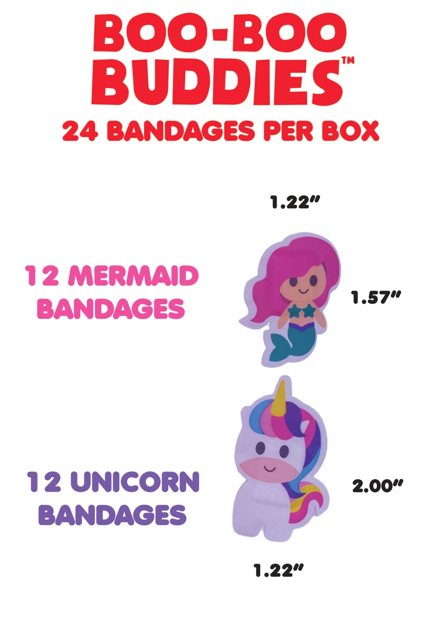 Mermaid & Unicorn Band-Aids