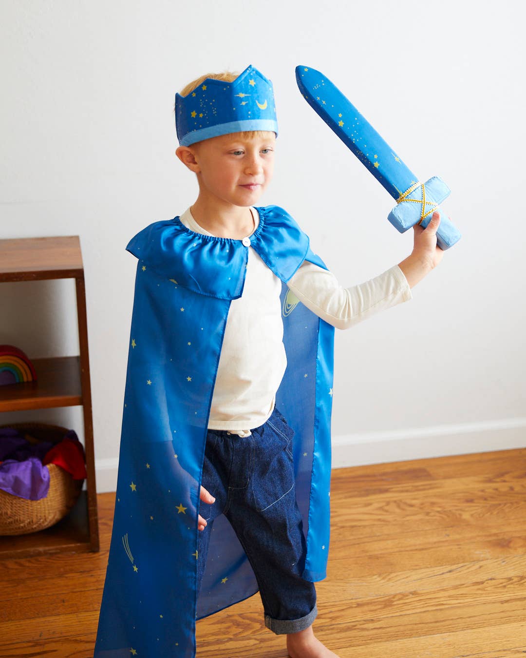 Sarah's silks brand sword for best little boy's birthday present.