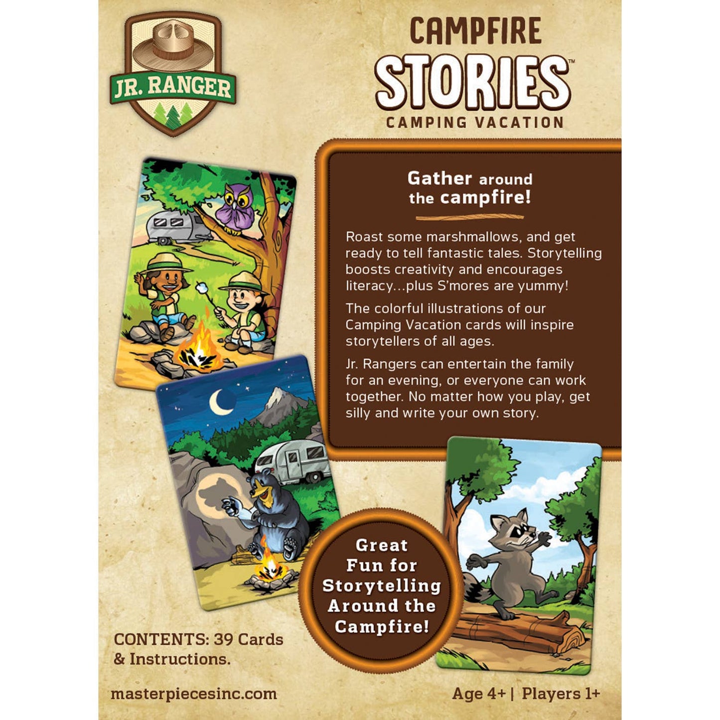 Jr. Ranger Campfire Stories Card Game