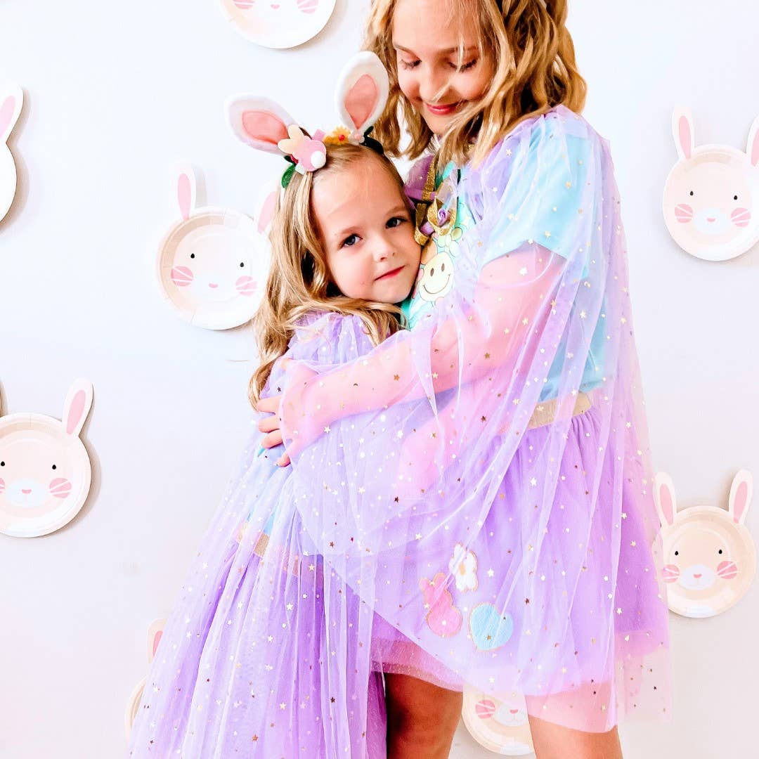 Lavender Star Dress Up Cape