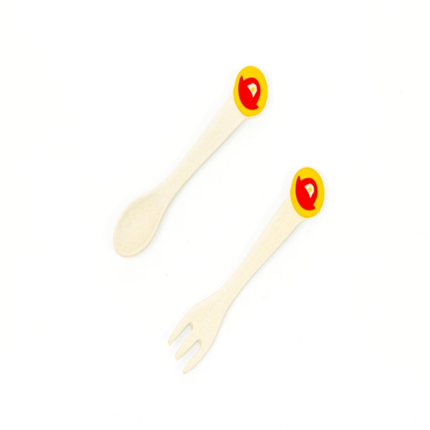 Eco-friendly and sustainable silverware for kids with fireman hat