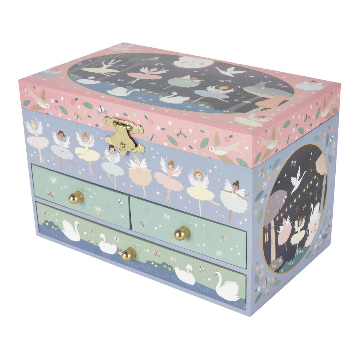 girls jewelry box with musical ballerina