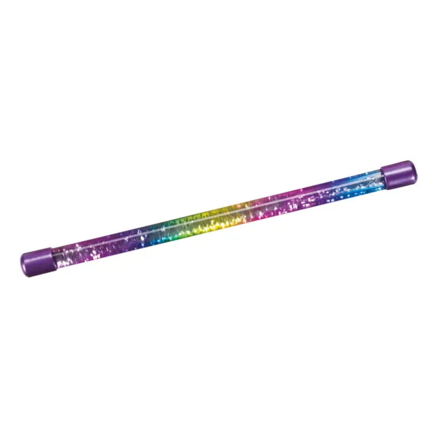 Purple glitter water wand for baton twirling