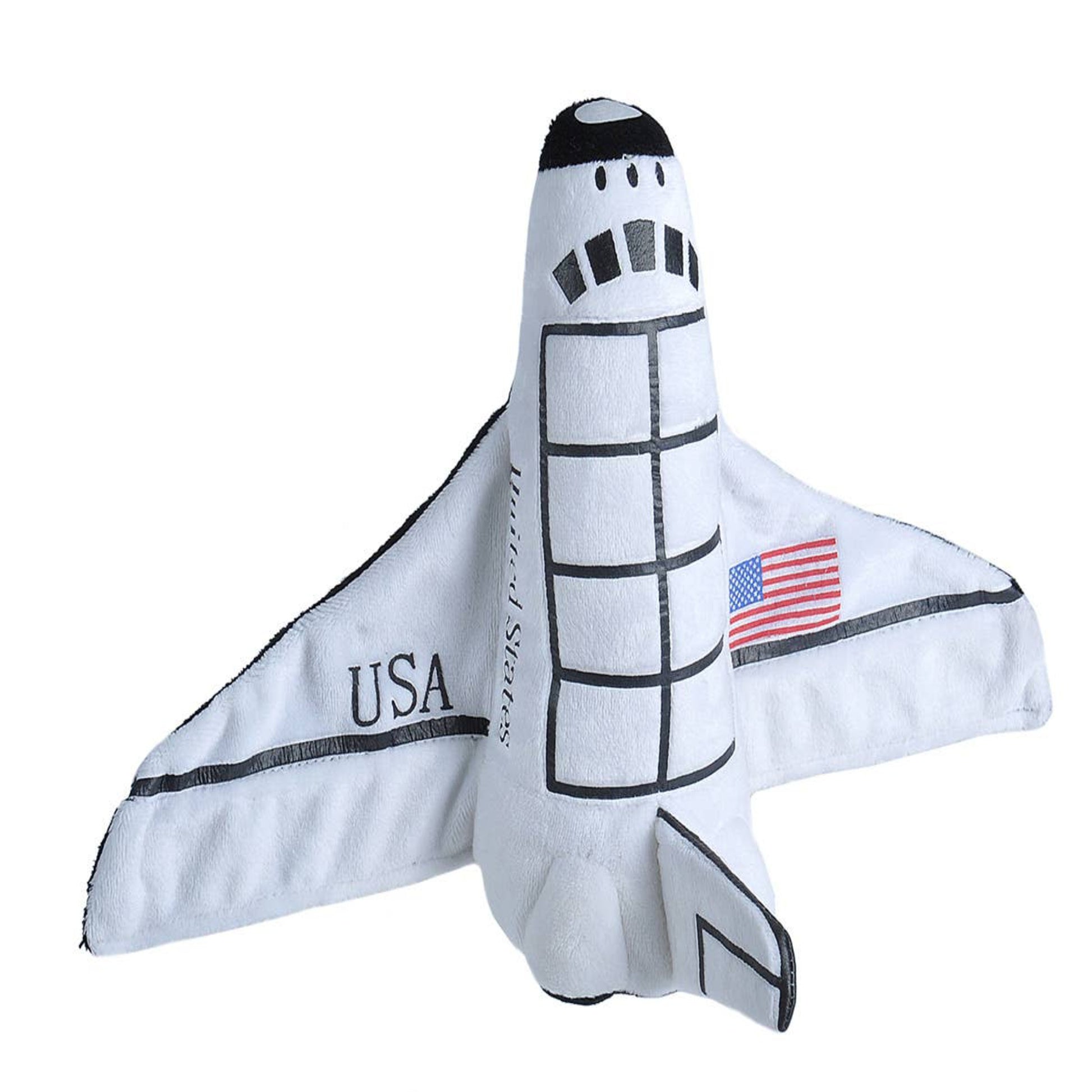 Wild Republic brand space shuttle stuffed animal for the perfect astronaut birthday party.