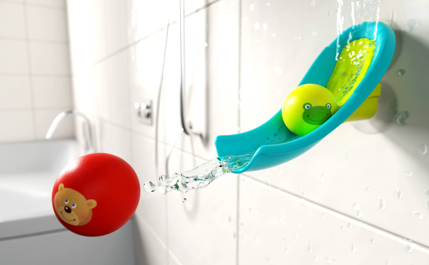 Waterslide & Ball Bath Toy