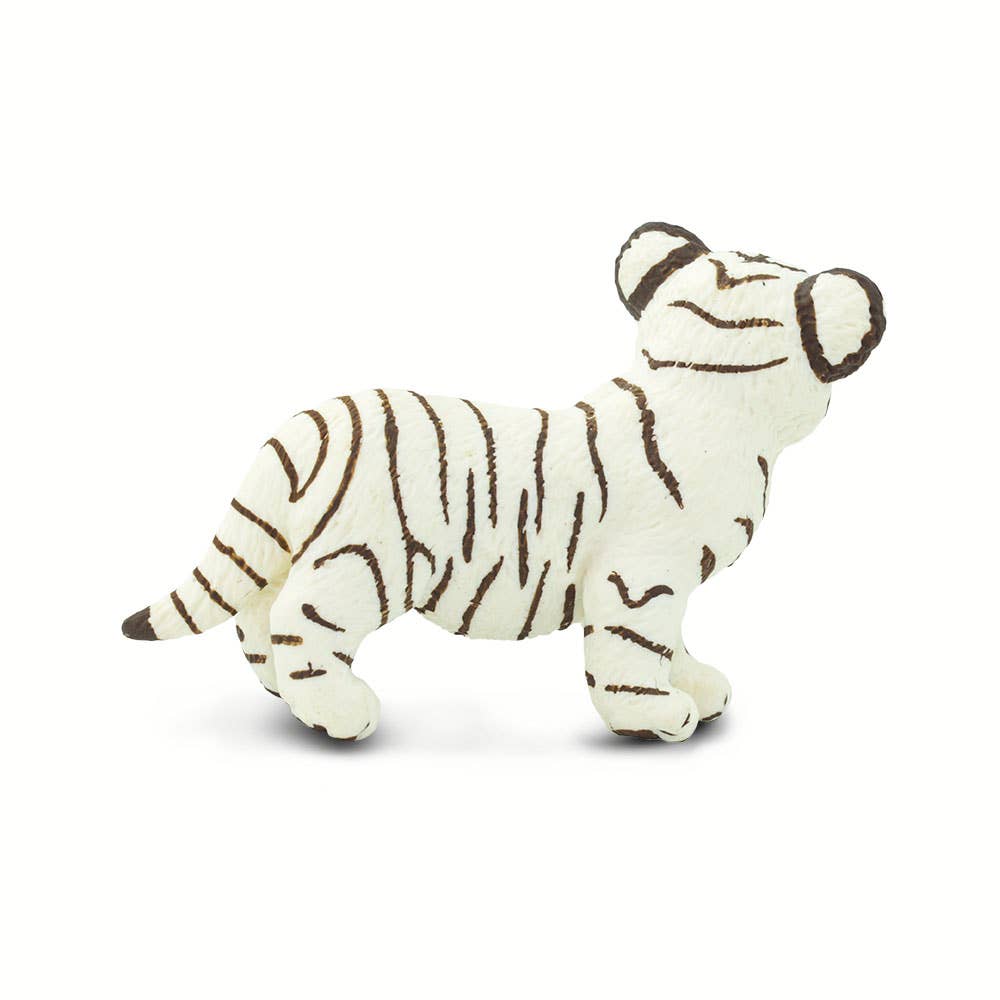 White Bengal Tiger Cub Figurine