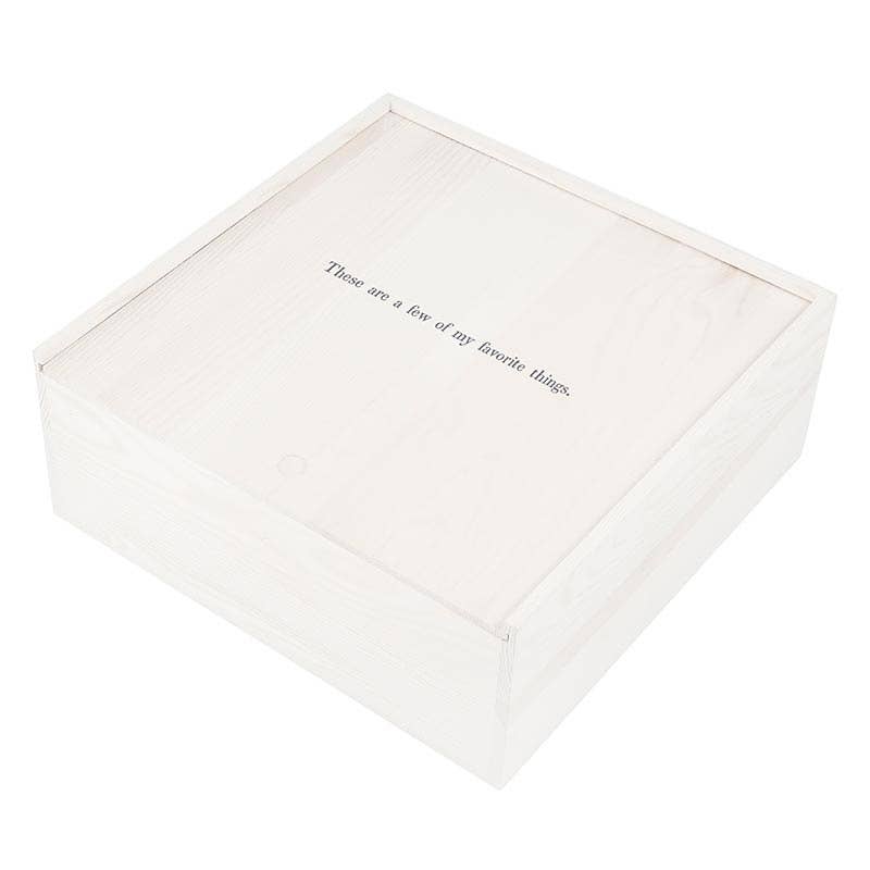 Keepsake box for baby treasures and momentos