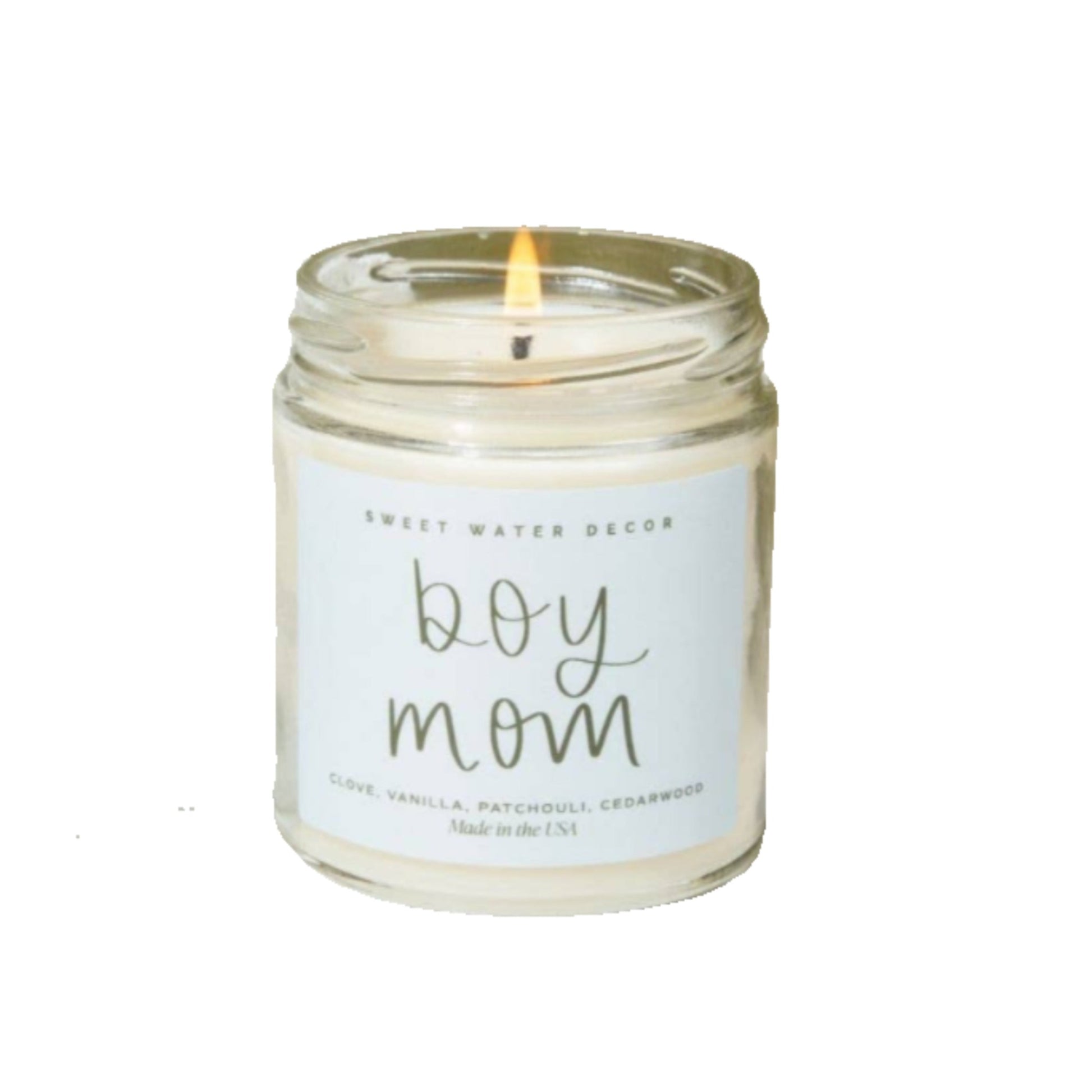 Sweet Water Decor brand soy candles make a great gift for Mother's day, birthday's or baby announcements.