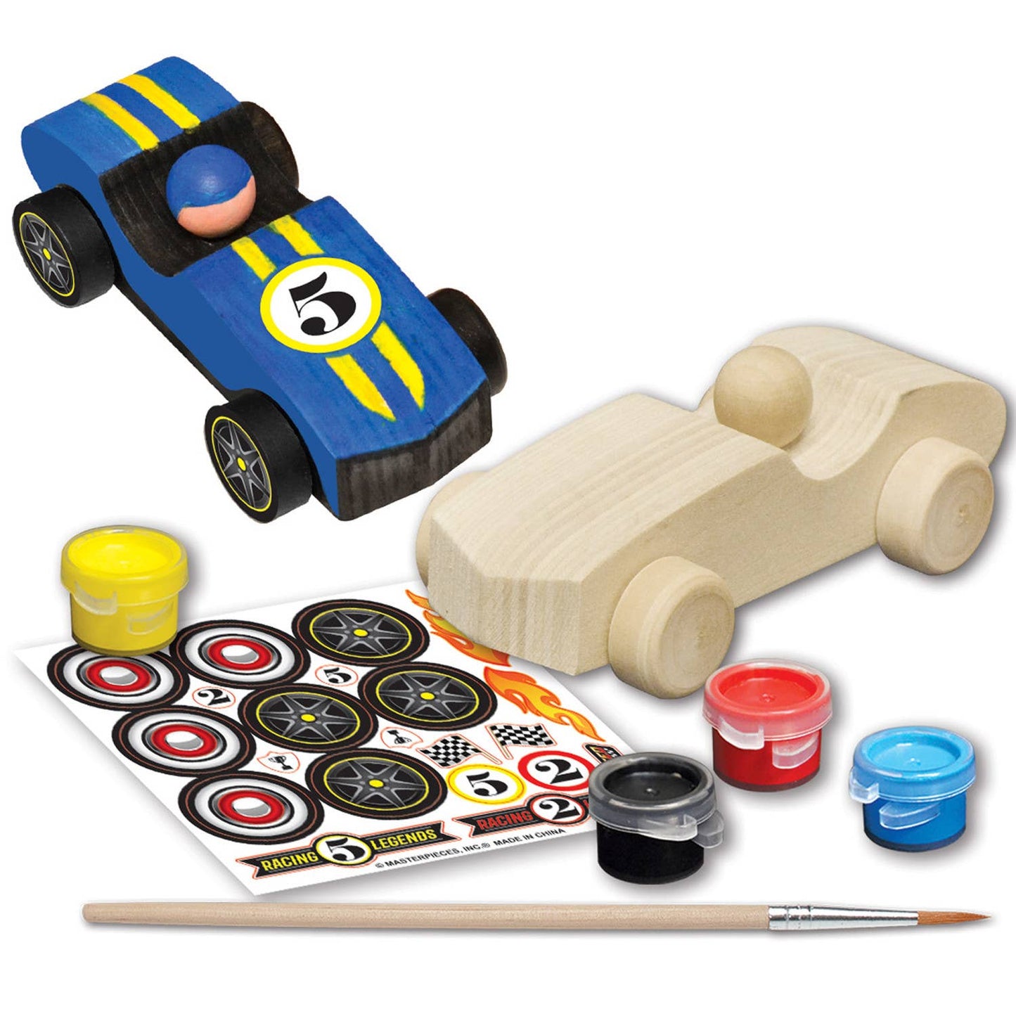 Race Car Wood Paint Kit