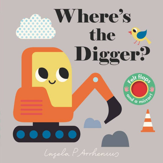 Where's the Digger Lift the Flap book for the perfect gift for children at Christmas time.