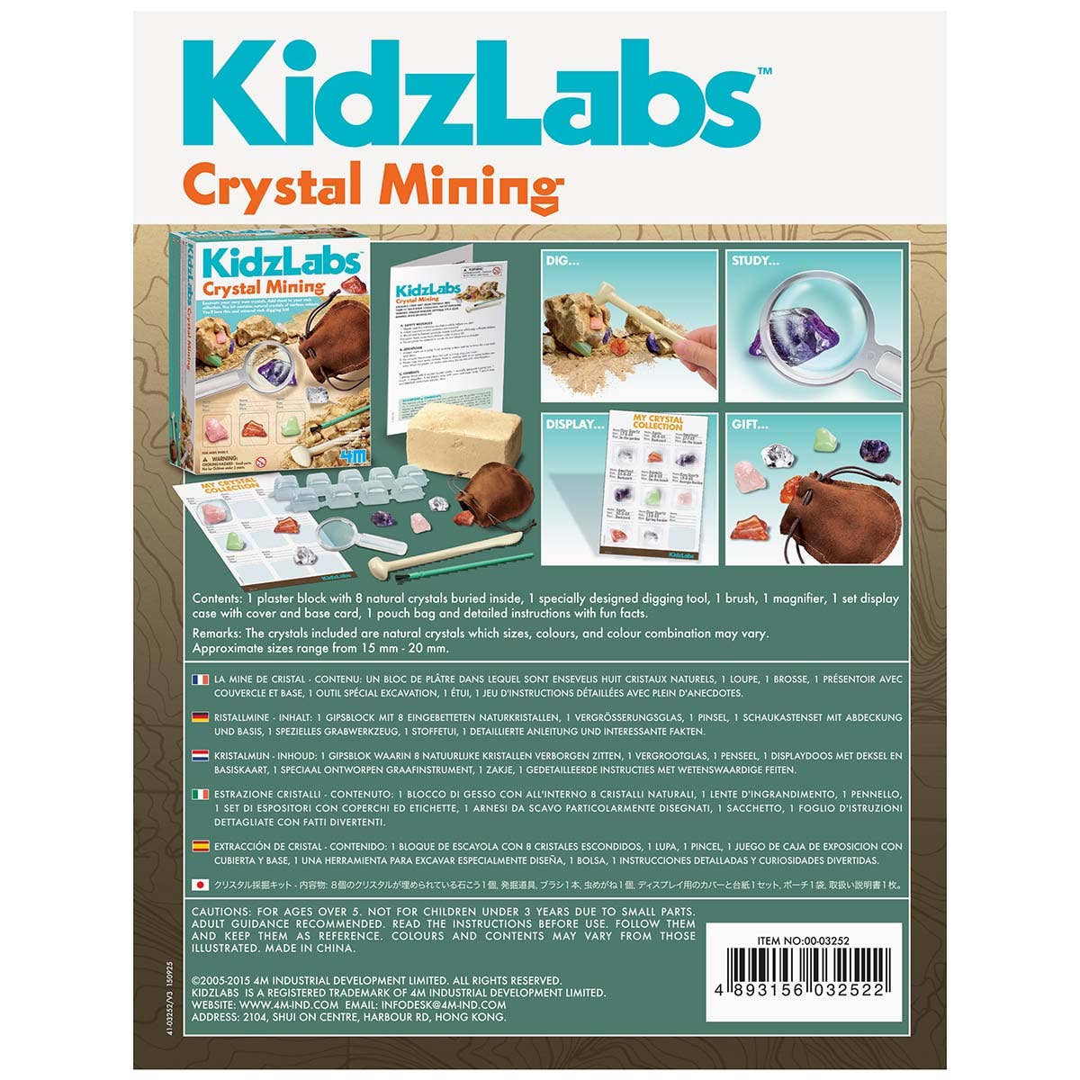 Crystal Mining STEM Science Kit