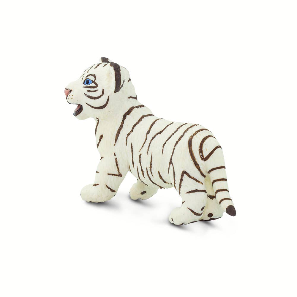 White Bengal Tiger Cub Figurine