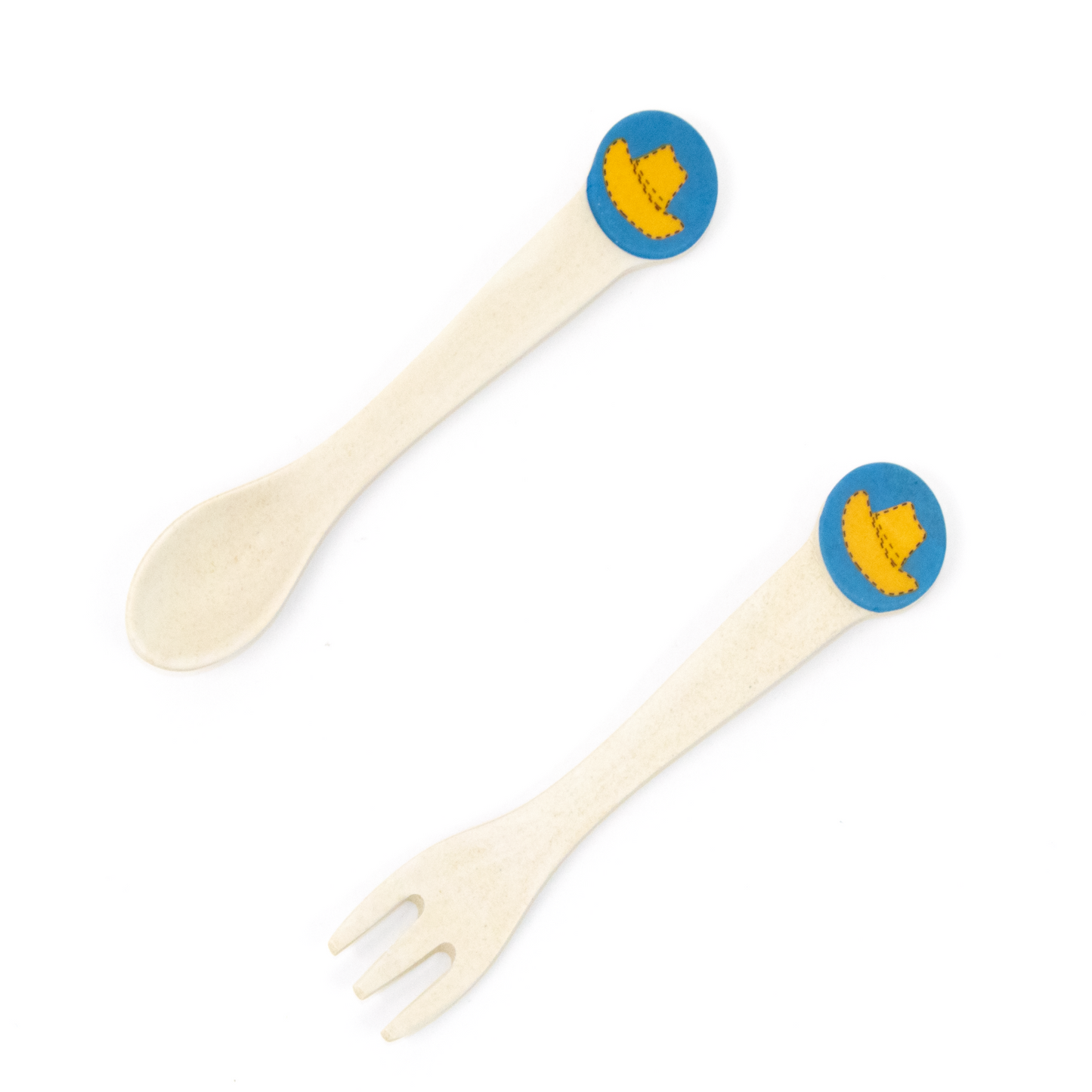 Eco-friendly and sustainable toddler silverware with farm theme