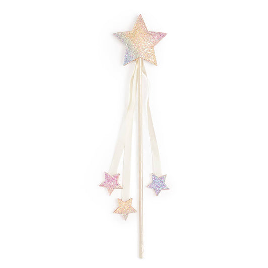 Glitter star wand for dress up 