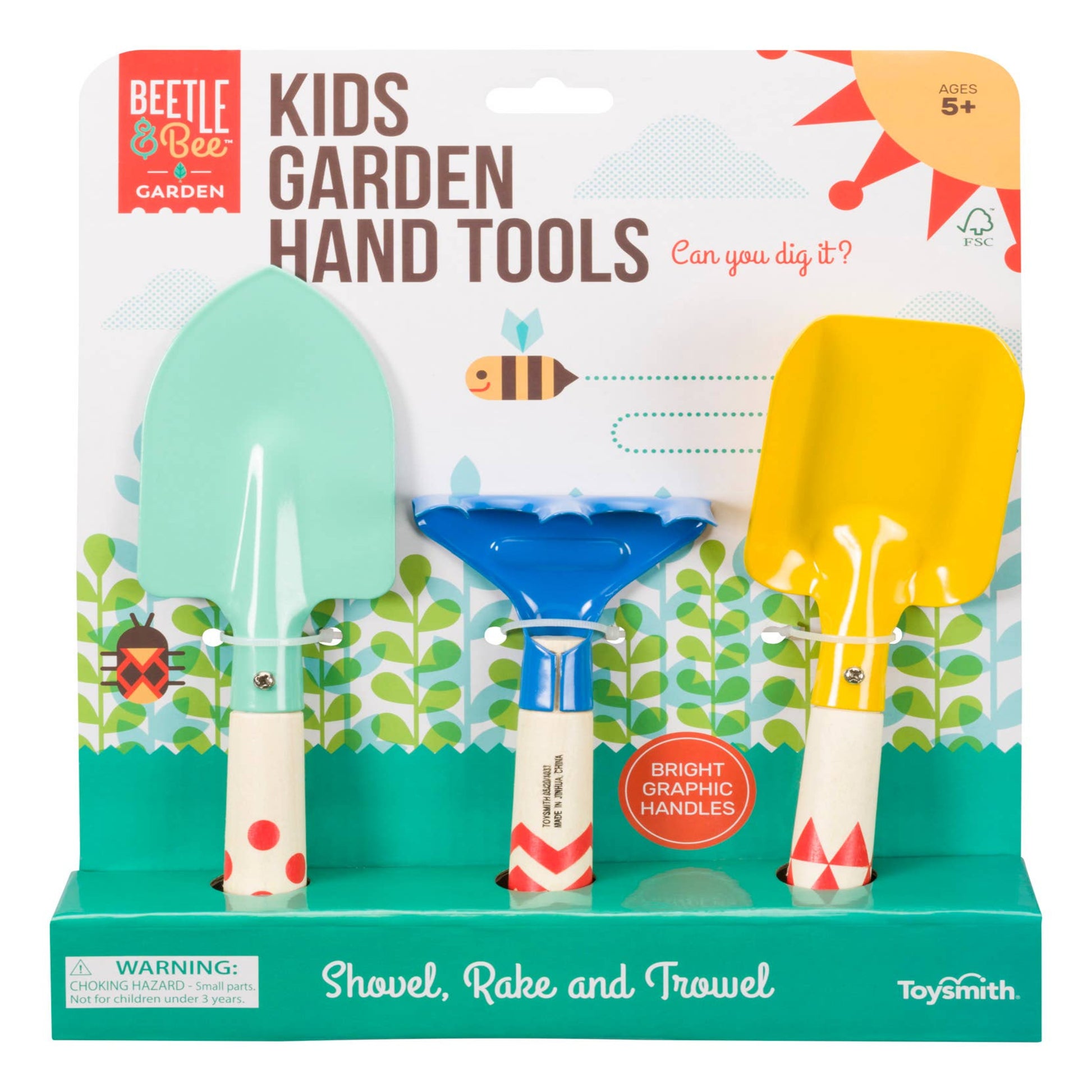 Kid's garden tools for easter gift