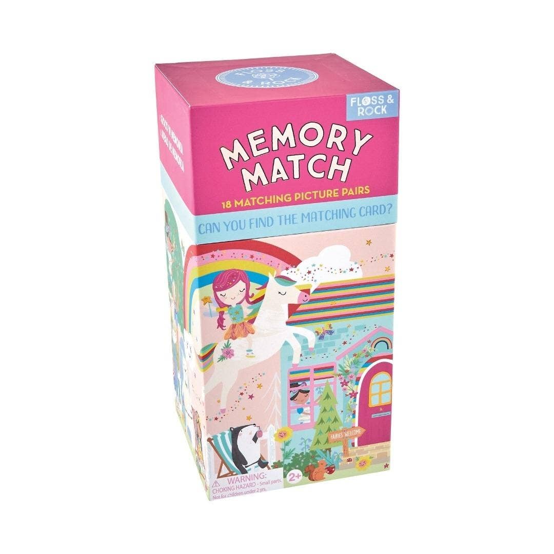 eco-friendly fairy tale memory match game for girls gift